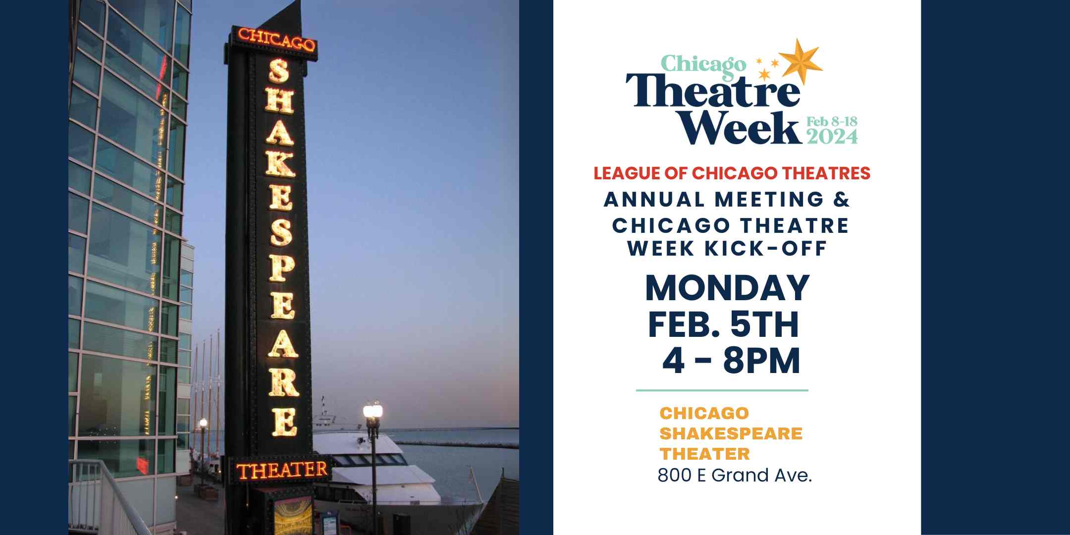 2024 Chicago Theatre Week Kick Off Party & Annual Meeting League of